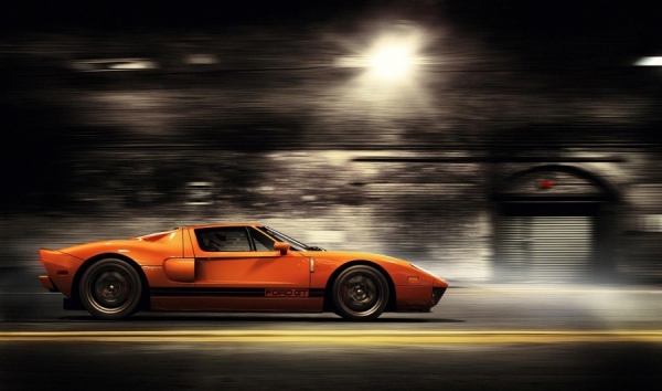 Photograph Nigel Harniman Ford Gt on One Eyeland